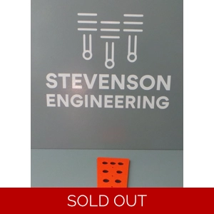 MAZDA MX5 NA FOOTREST COVER ORANGE / BLACK